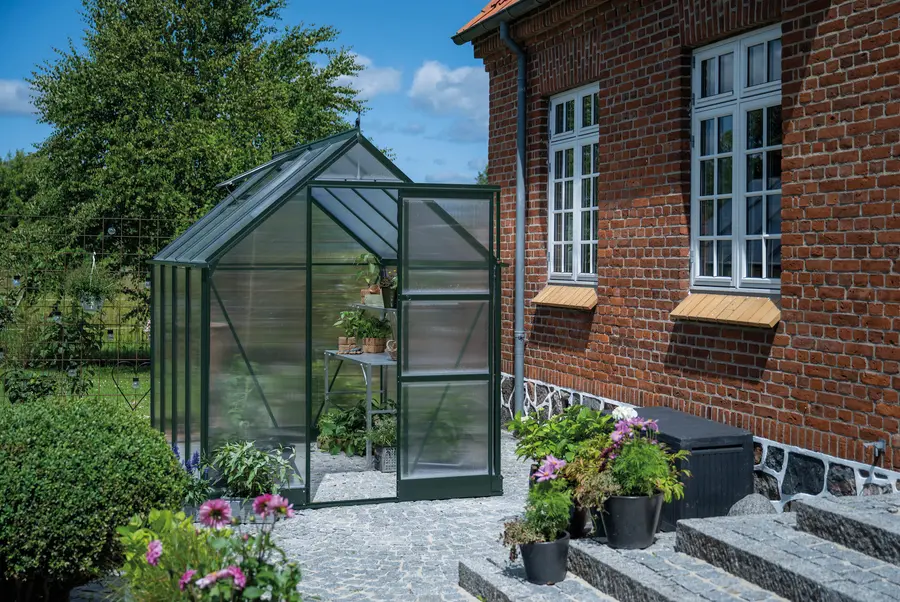 ICON 6 · 4.9 m² (6' x 8') Grøn m/4 mm Polycarbonat